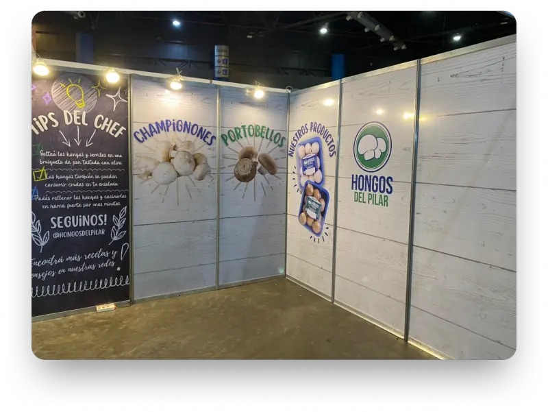 Diseño y Armado de Stands · Gráfica Croma